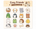 🧸Cozy Friends Kawaii Stickers🧸