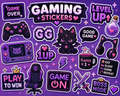 Kawaii Gaming Stickers